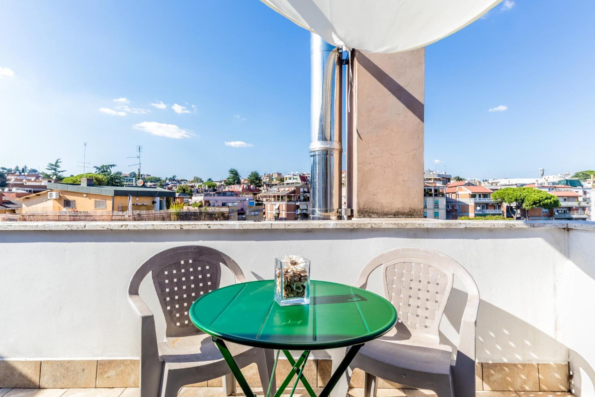 Attico Trilocale In Zona Farnesina Apartment Roma Ngoại thất bức ảnh