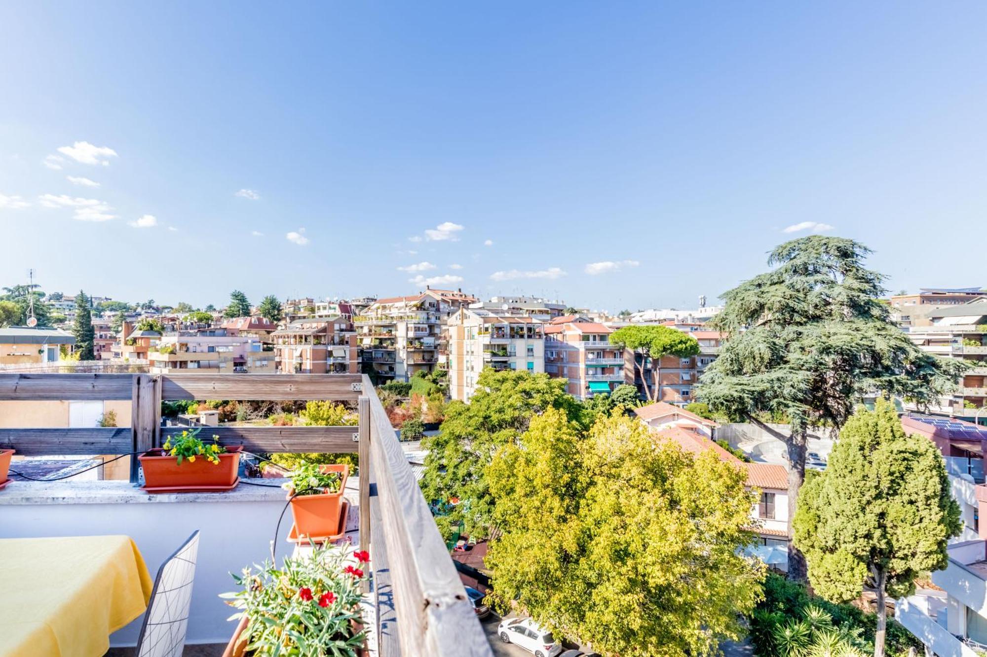 Attico Trilocale In Zona Farnesina Apartment Roma Ngoại thất bức ảnh